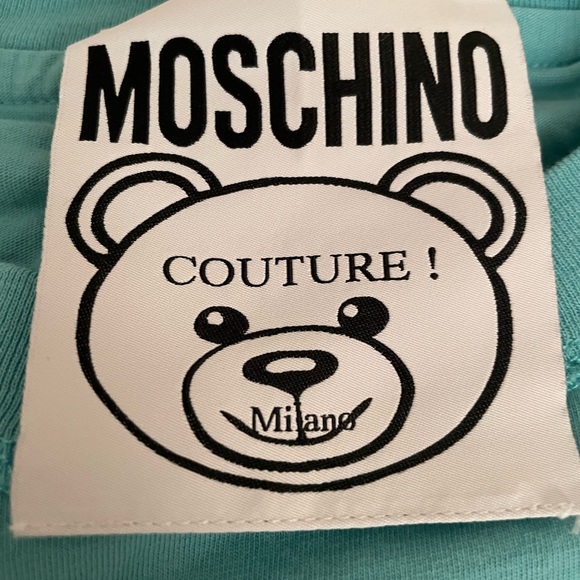 Moschino oversized teddy bear embroidered T shirt - Picture 5 of 6